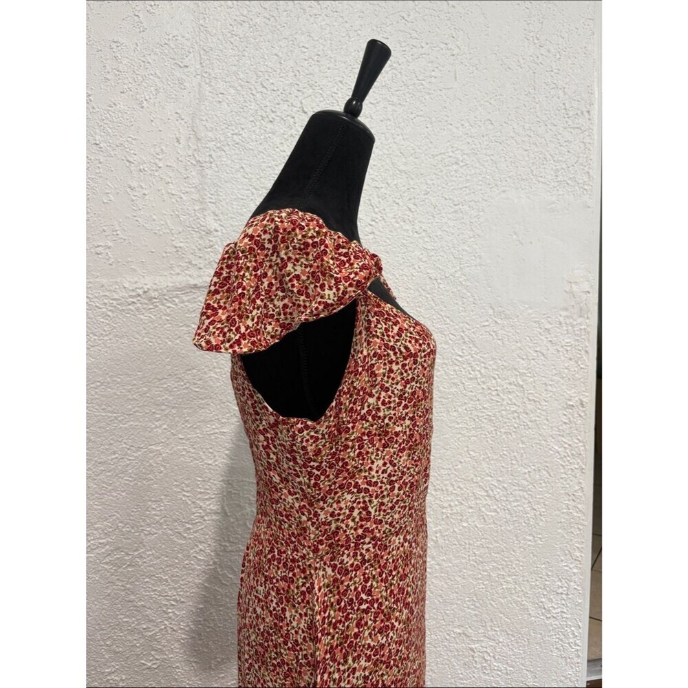 Reformation Rust Floral Midi Dress - Picture 11 of 12